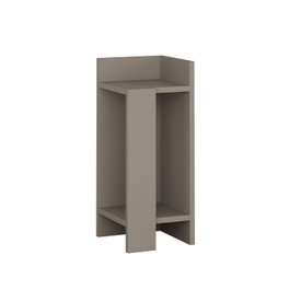 Hanah Home Right Mesilla de noche, 25x60x27 cm, Moca Claro